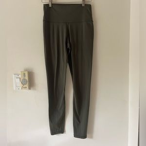 M forest green legging tights